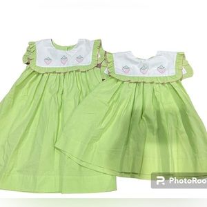 12m/3T strawberry Sister Set